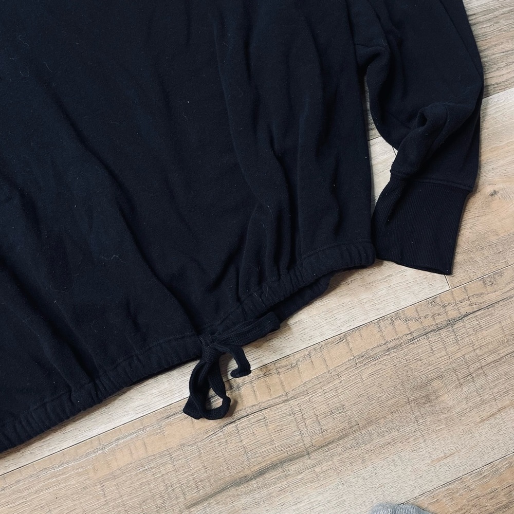 Old Navy Active Women’s Solid Black Drawstring Cr… - image 5